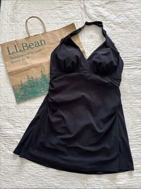 LL Bean Shaping Halter Swimwear